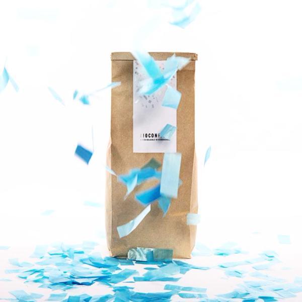 BioConfetti Rectangles 55x17mm - Blue