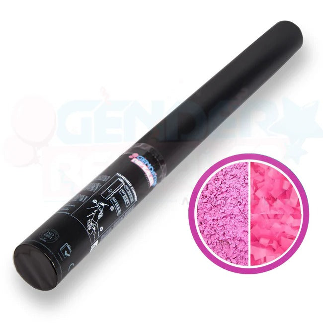 Gender Revealer Handheld Cannon 60 cm - Combination - Pink