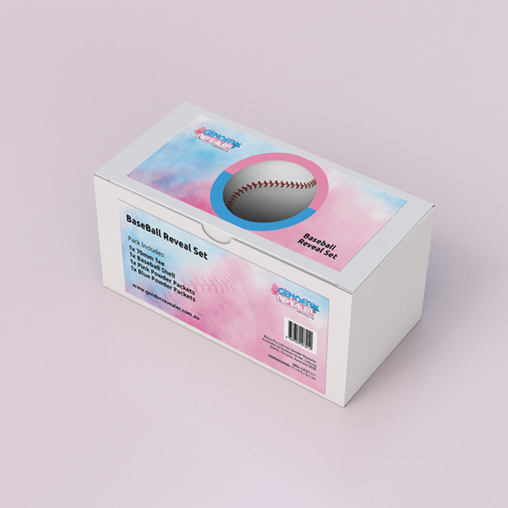 Gender Revealer Baseball Reveal Set