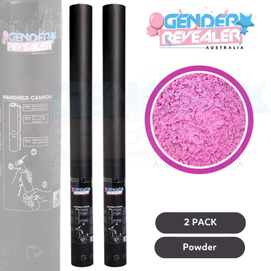 Gender Revealer Coloured Smoke Cannon 2 Pack