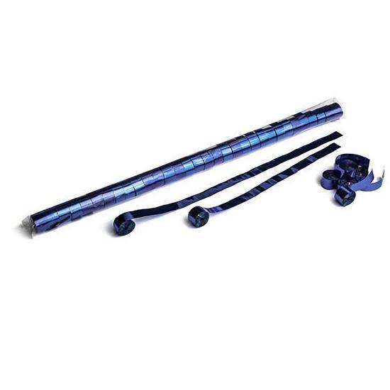 Blue Metallic Streamers 10m x 2.5cm Gender Revealer Australia