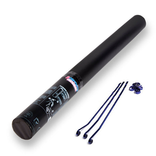 Gender Revealer Handheld Cannon 60 cm - Metallic Streamers - Blue