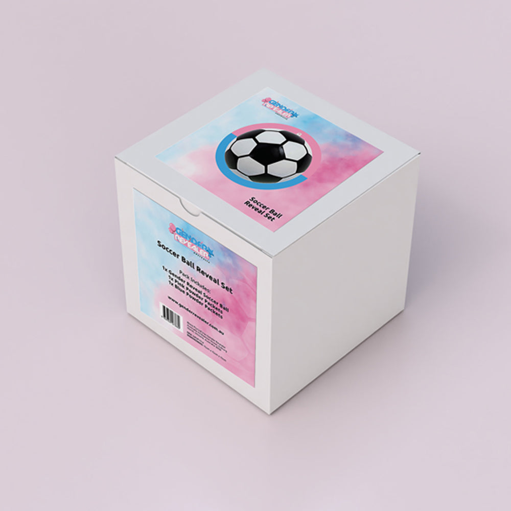 Gender Revealer Soccer Ball Reveal Set