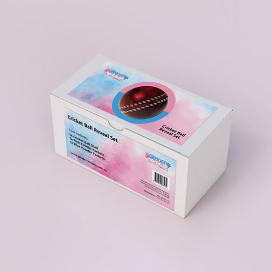 Gender Revealer Cricket Ball Reveal Set